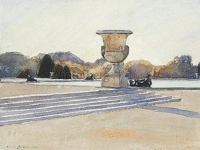 1872-Anna Elise Zuber - Nel parco